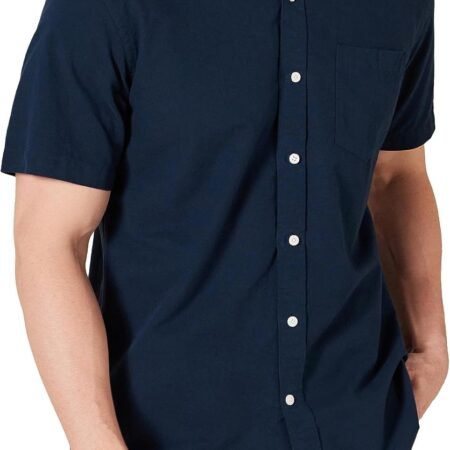 Men's Regular-Fit Short-Sleeve Pocket Oxford Shirt